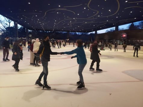 Millennium students skate the night away at the LeFrak Center in Prospect Park.