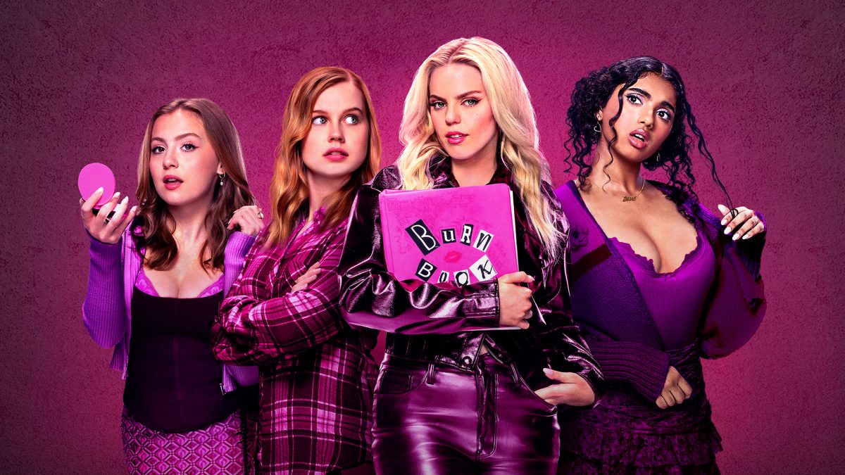Bebe Wood, Angourie Rice, Reneé Rapp, and Avantika Vandanapu in a promotional shoot for Mean Girls. 