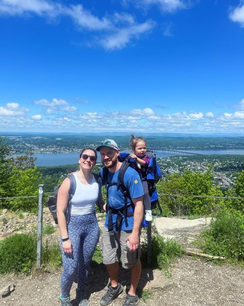 Ms. Pacheco hikes Mount Beacon with her family (Courtesy of Alexandra Pacheco)