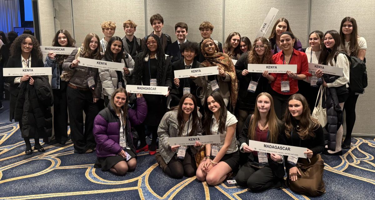 Millennium delegates attend the NHSMUN Model UN Conference.
